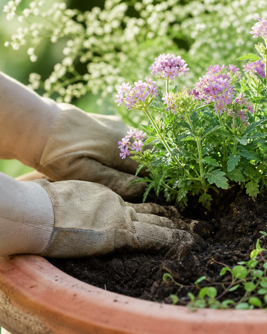 Composition d'une jardinière