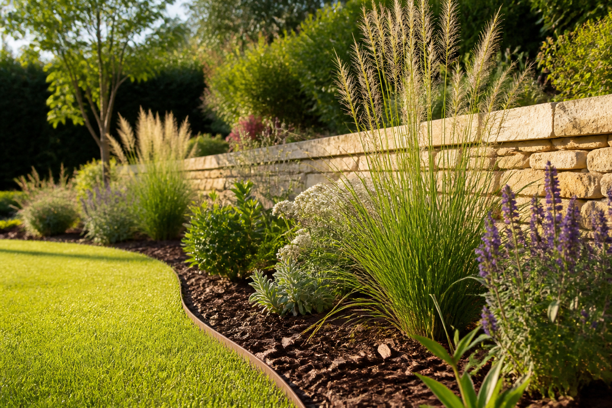 Création d'un jardin paysager